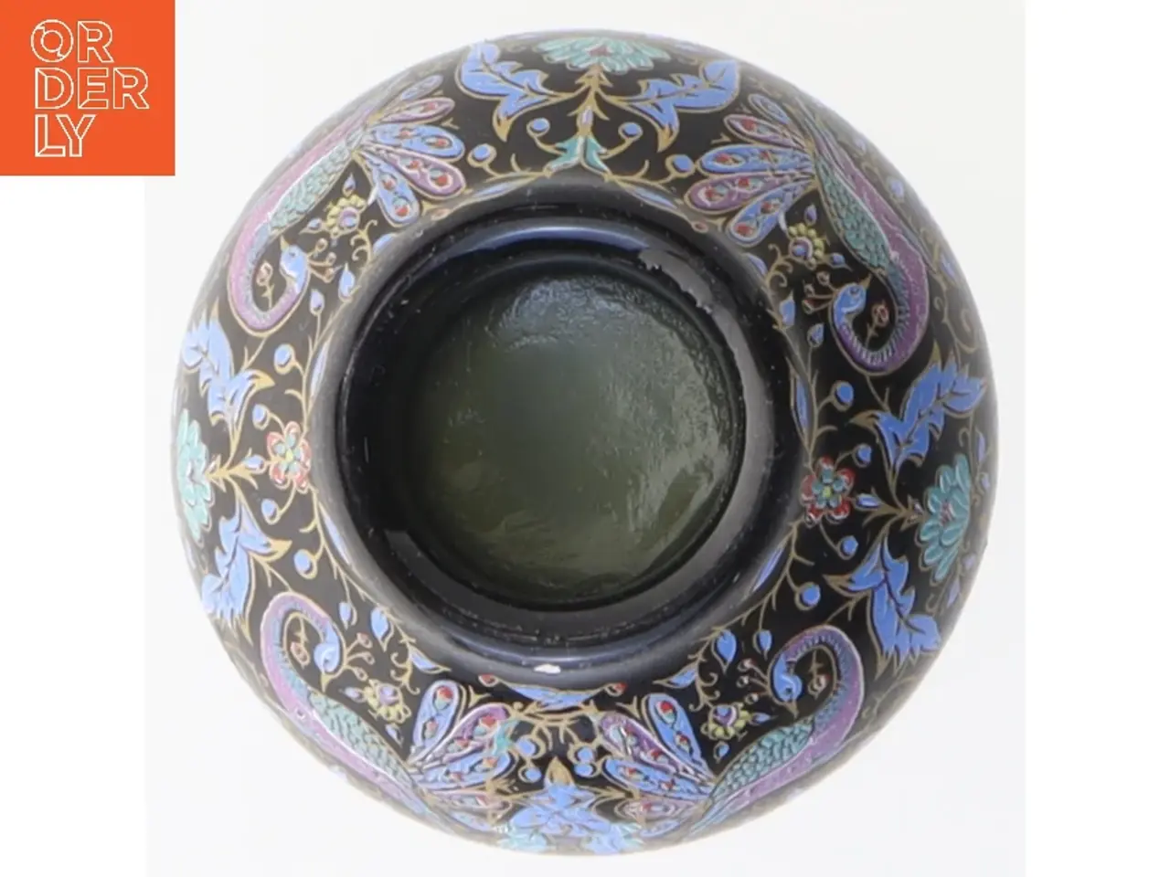 Billede 3 - Dekorativ krukke med peacock design (str. Ø 5 cm)