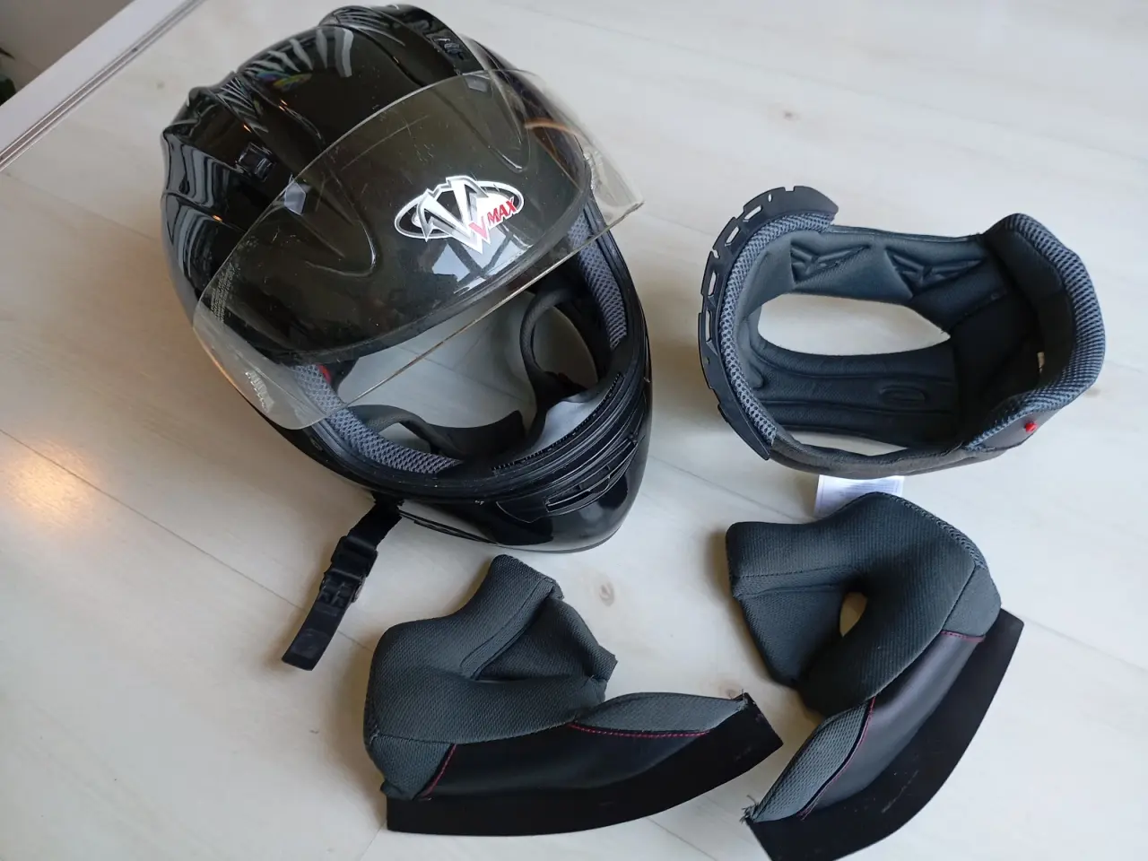 Billede 3 - MC hjelm. V-MAX. Str. Small