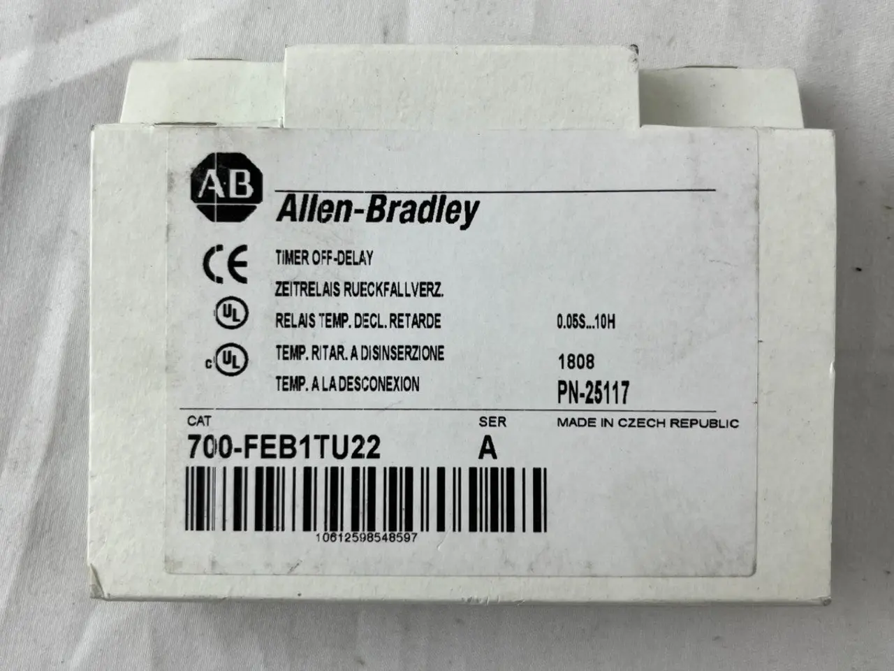 Billede 3 - Allen-Bradley 700-FEB1TU22 Timer OFF-DELAY Czech