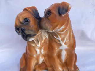 Boxer porcelænsfigur