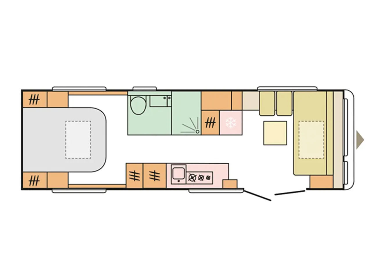 Billede 1 - 2022 - Adria Astella 754 DP Forventes på lager primo uge 41