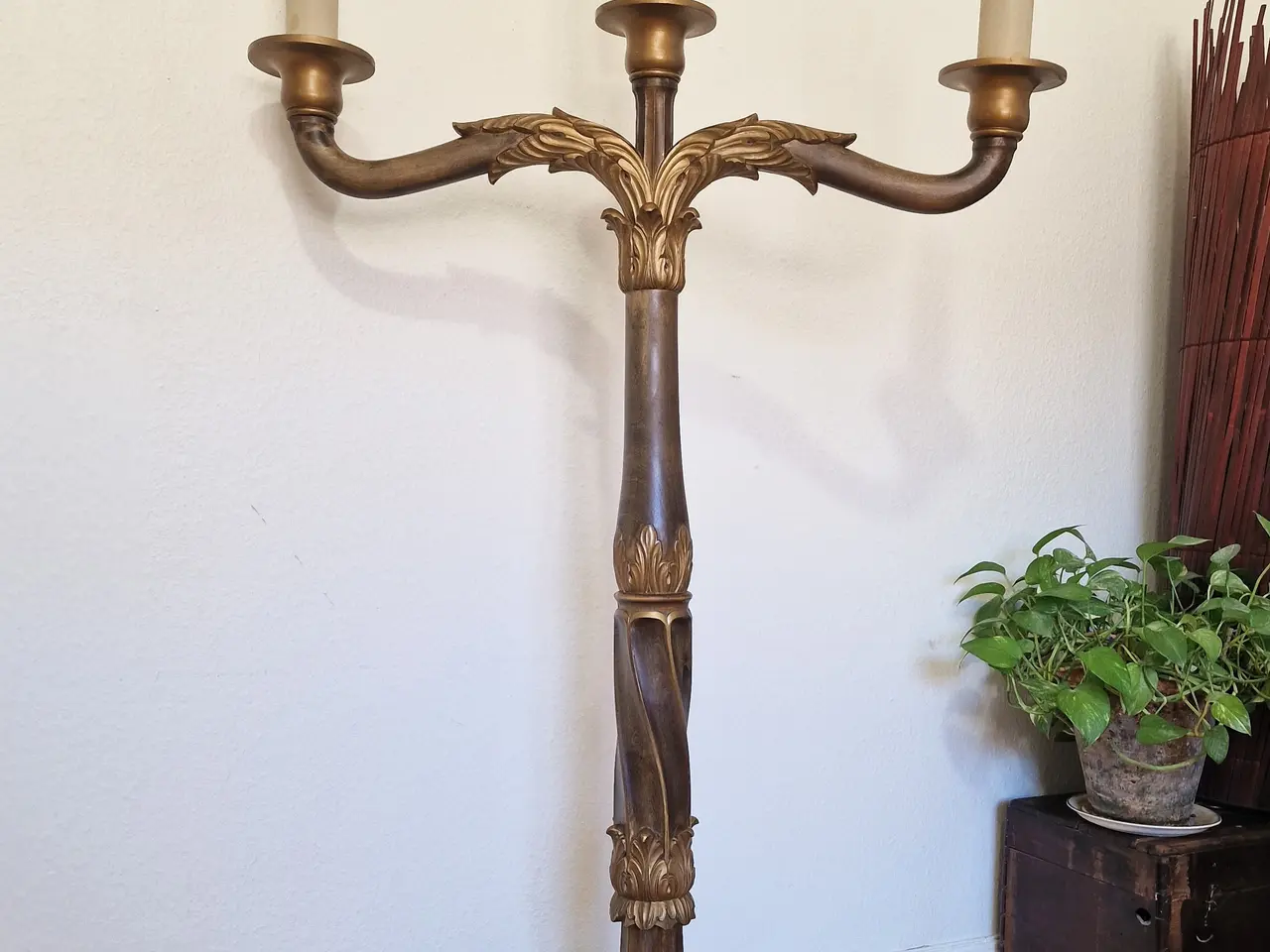 Billede 4 - Smuk antik gulvlampe.