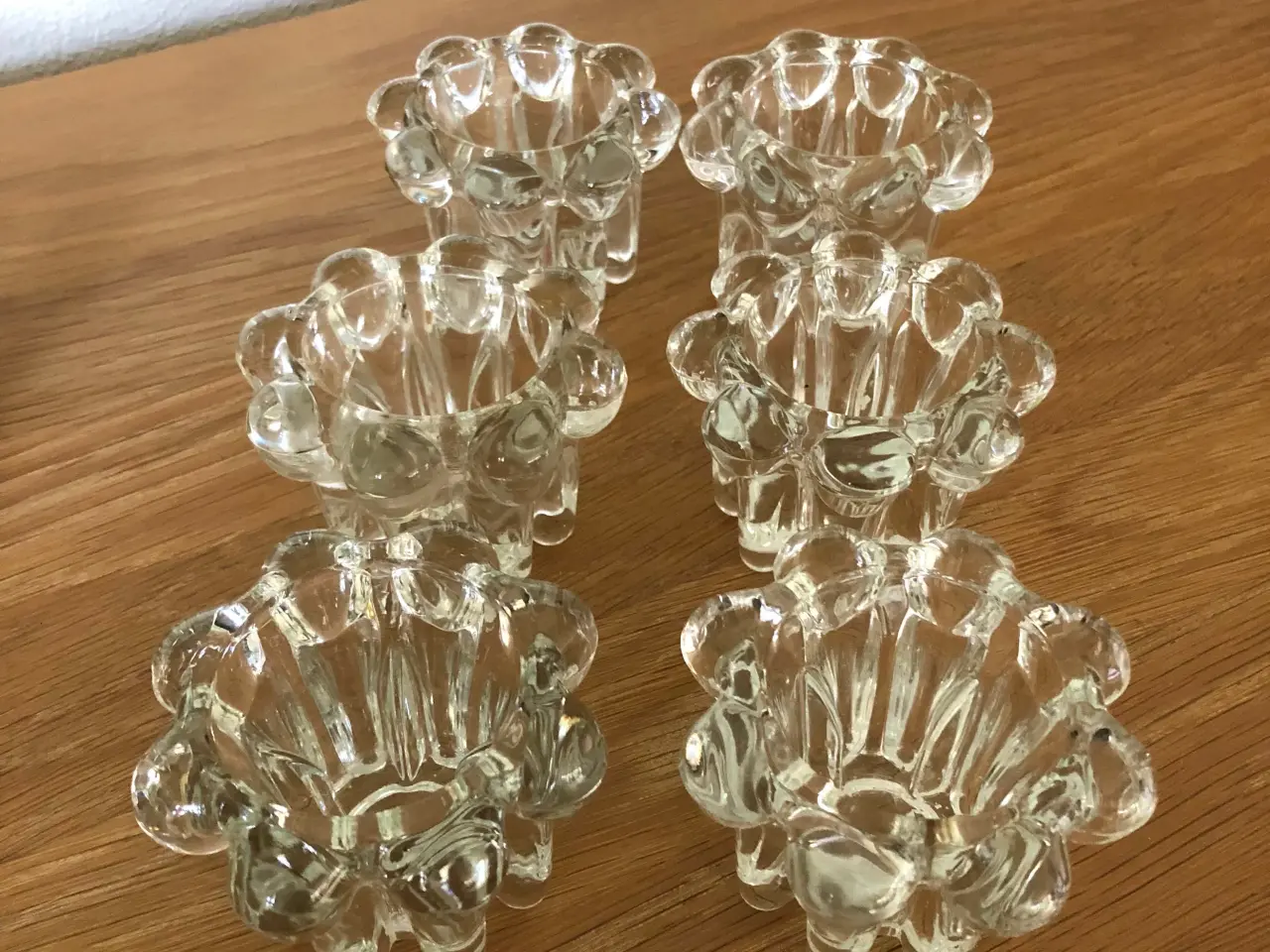 Billede 1 - Lysestager i glas -  samlet pris