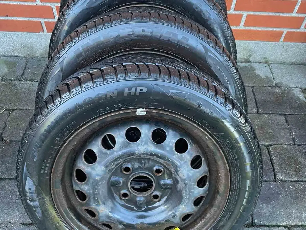 Billede 3 - 14 Originale Peugeot/Citroën stålfælge m.gode dæk