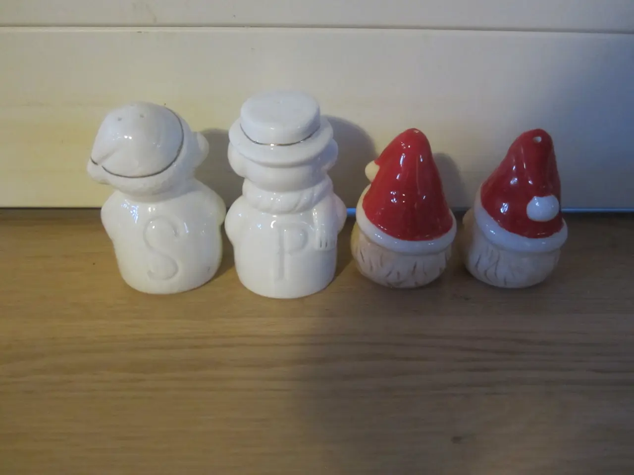 Billede 4 - Fine jule salt og pebersæt pr sæt