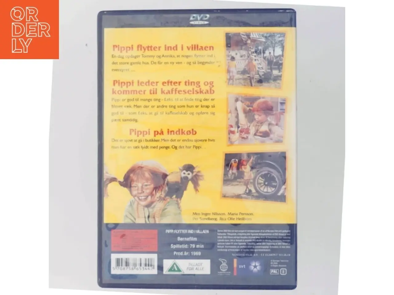 Billede 3 - Pippi 1 med Inger Nilsson (DVD)