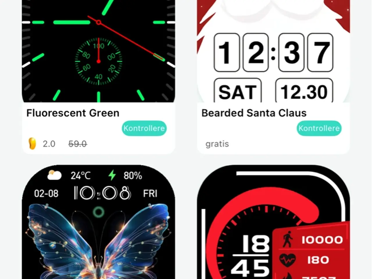Billede 2 - Komplet 8-i-1 Smartwatch Gavesæt – Alt samlet i en