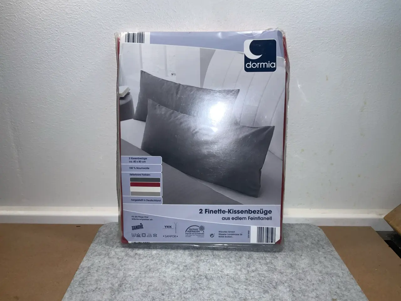 Billede 1 - Pudebetræk, 2 stk. i, 80x40 cm., 100% bomuld.