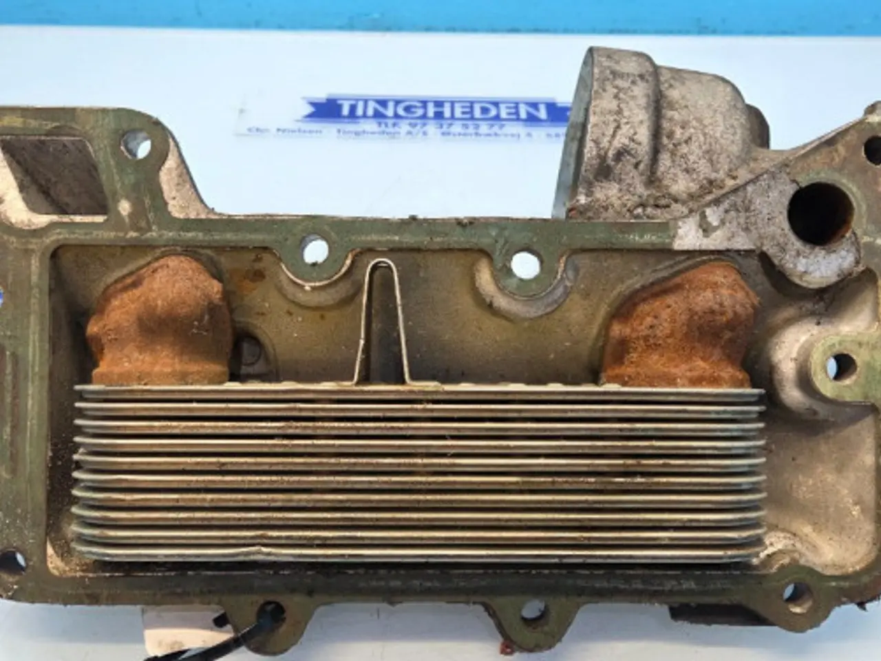 Billede 2 - Mercedes OM442 Oliekøler og Hus 4031841108