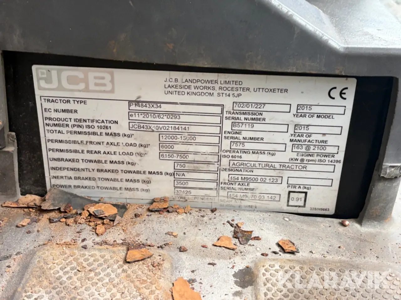 Billede 5 - Traktor JCB Fastrac 4220