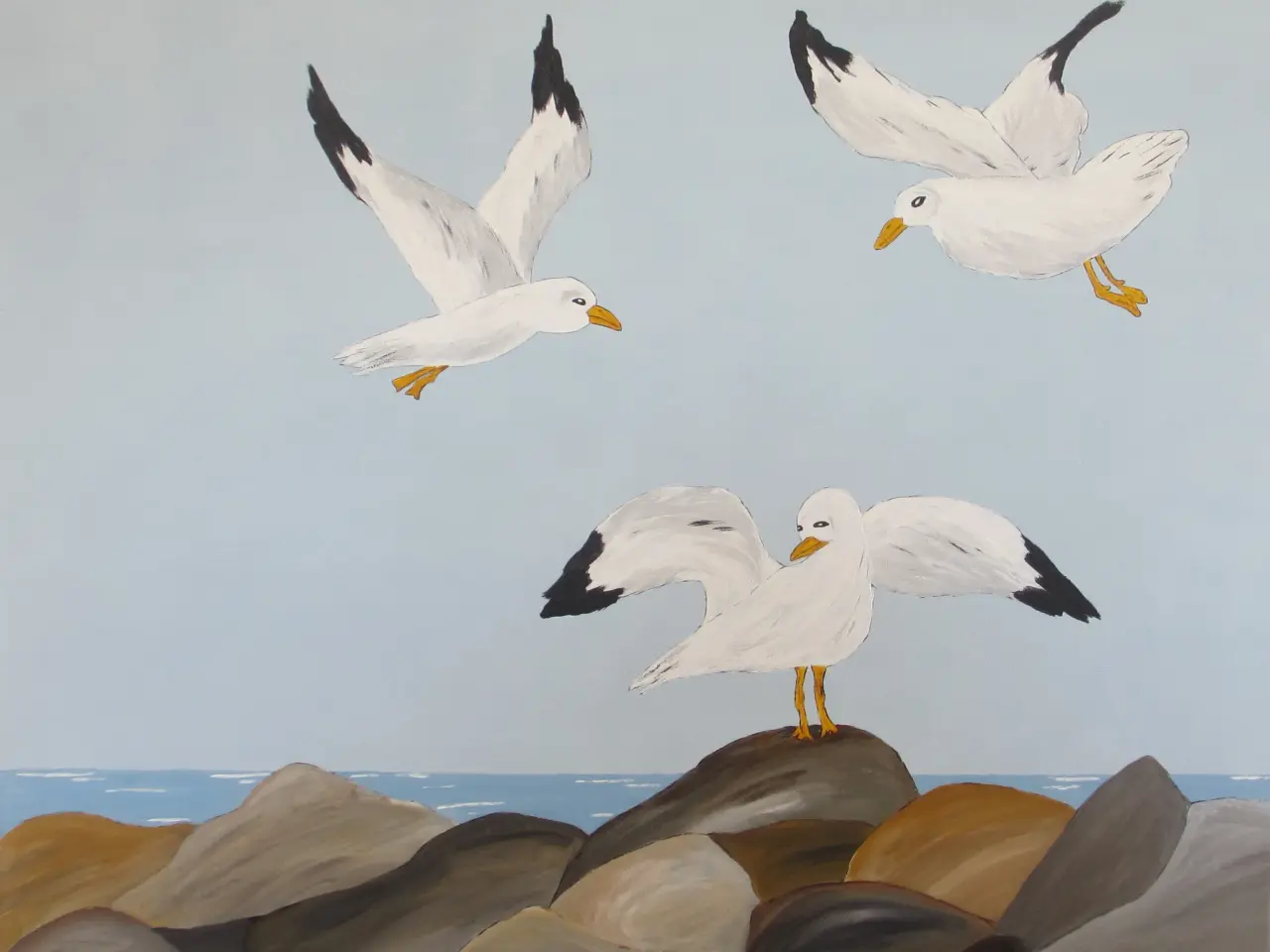 Billede 1 - ACRYL-MALERI nr. 180