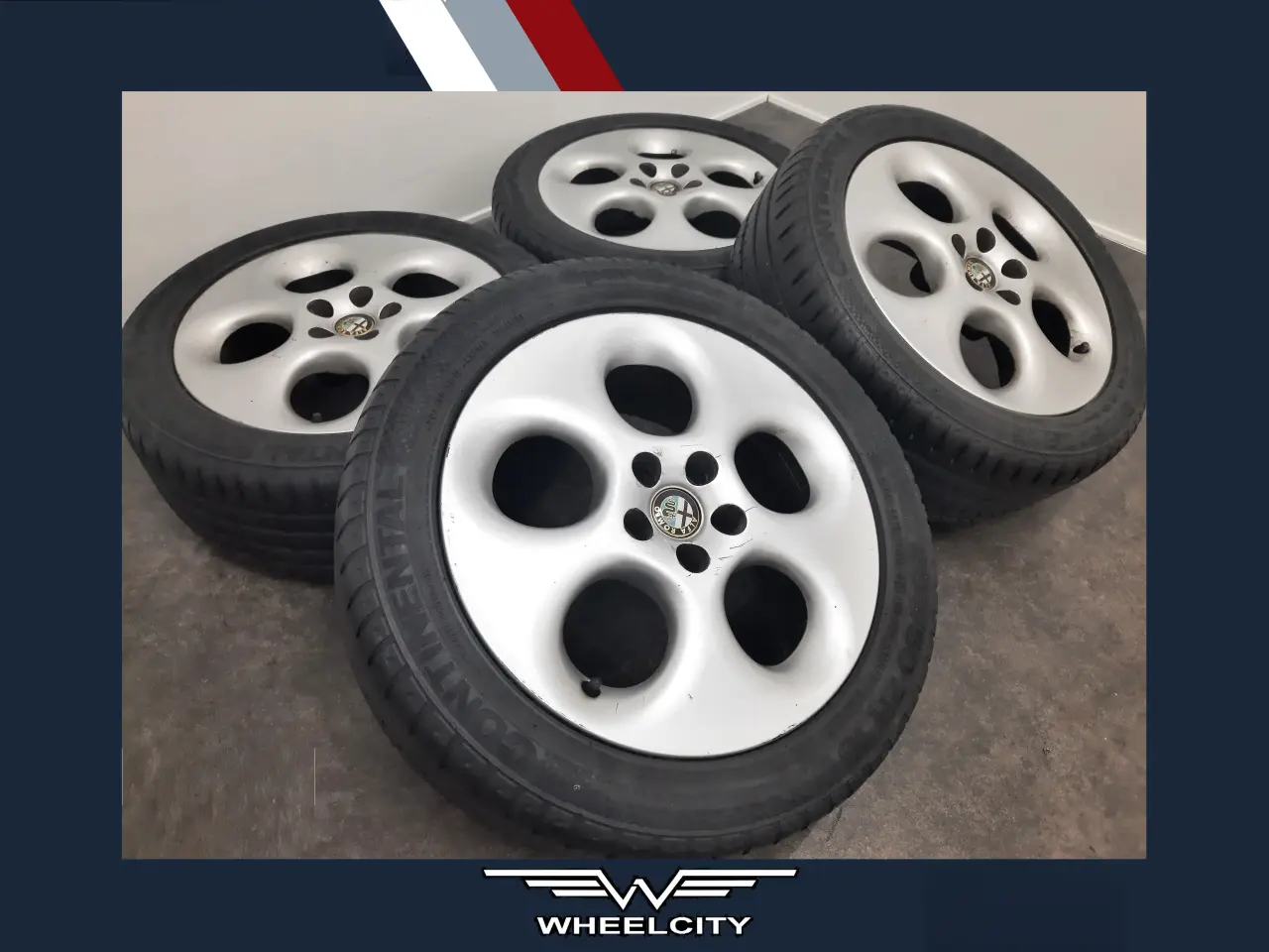 Billede 1 - 5x98 16" ET30,5 Alfa Speedline sommersæt