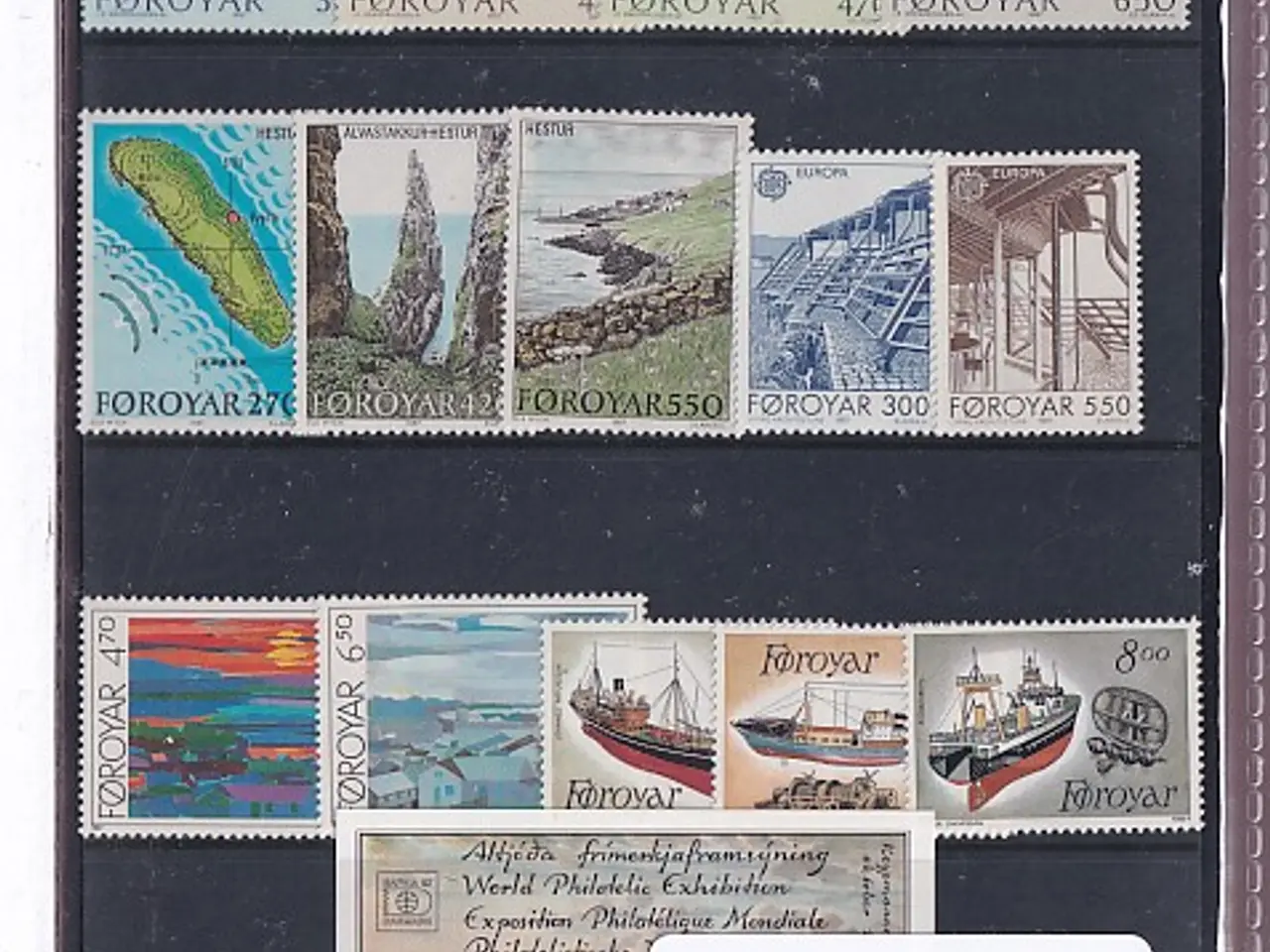 Billede 1 - Færøerne - 1987 Komplet - Postfrisk