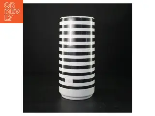 Keramik vase med striber fra Home Collection (str. 25 x 11 cm)
