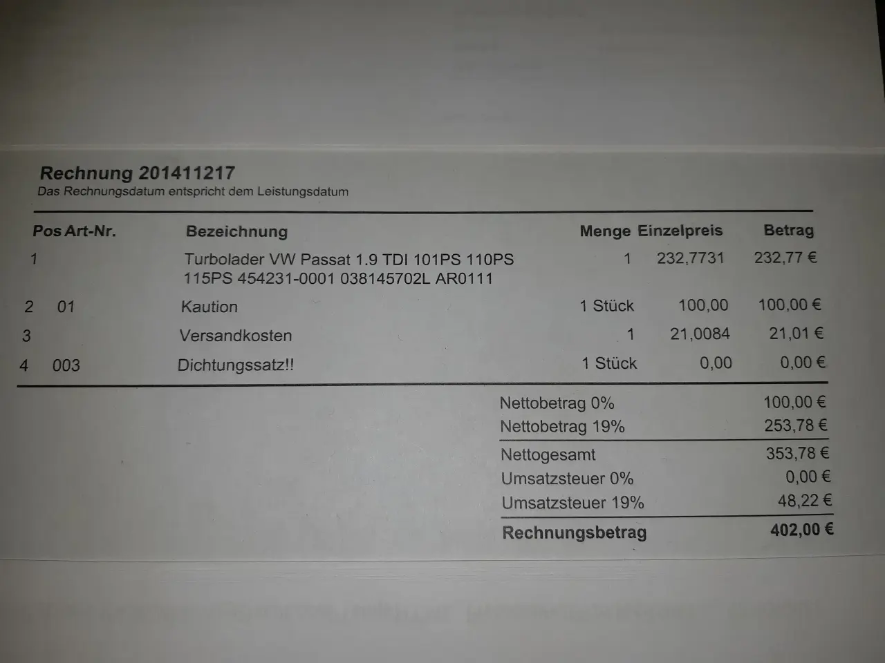Billede 6 - Turbo passat audi a4
