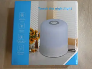Opladelig LED bord/natlampe indendørs/udendørs