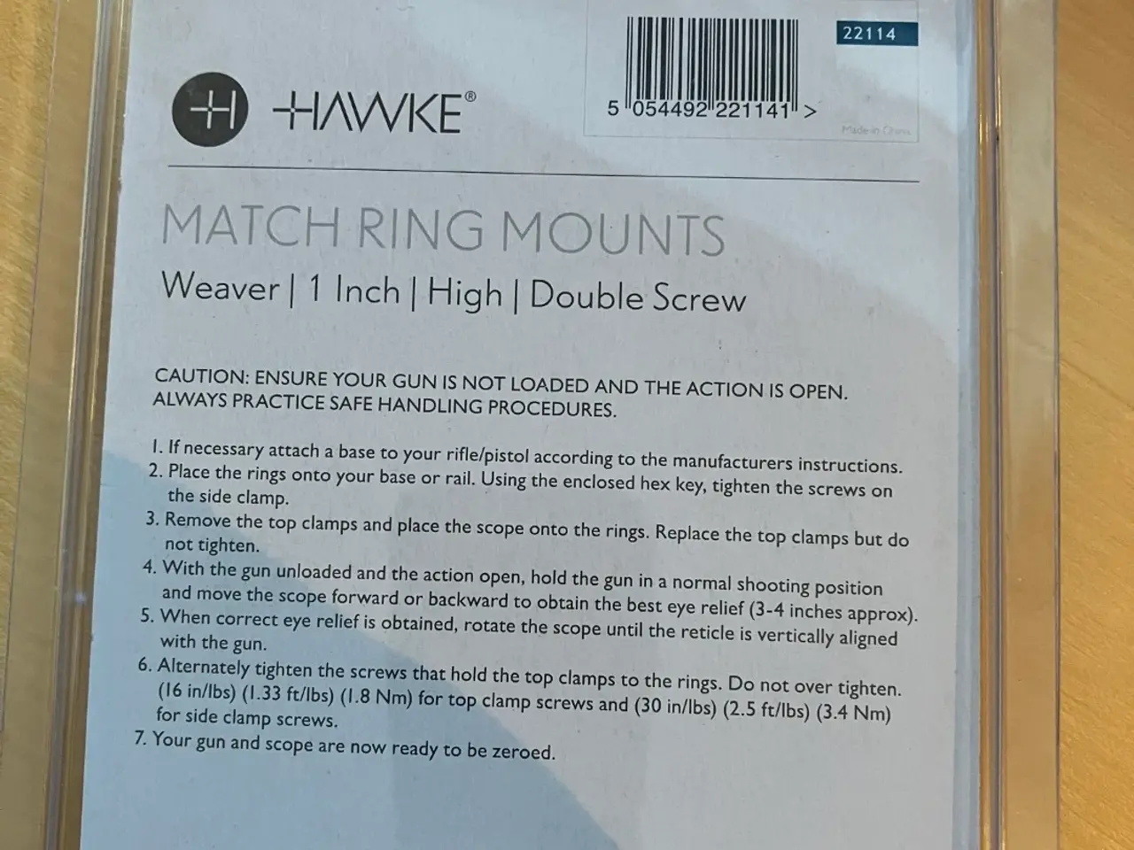 Billede 2 - Hawke Weaver Rings Mounts