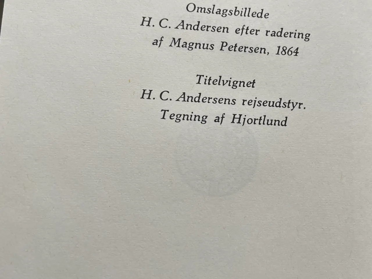 Billede 2 - H. C. Andersen af Svend Larsen