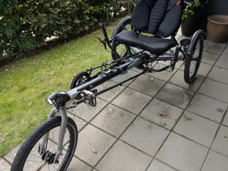 Hase Bike,  Kettwiesel. 3 Hjulet Liggecykel