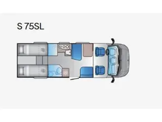2026 - Sun Living S 75 SL Automat gear 165 HK KAMPAGNEPAKKE – ALT DETTE FÅR DU MED! 🚐✨ - 165 hk med automatgear, Adaptiv fart pilot.......