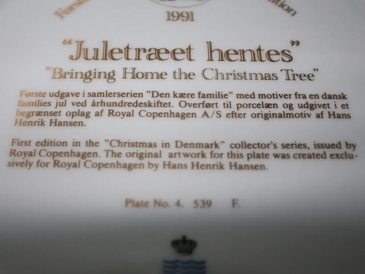 Billede 5 - Platte, "Juleræet hentes", RC