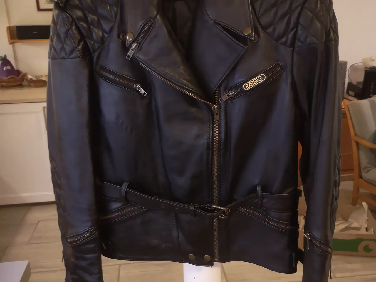 Billede 1 - Biker Jacket, 100 % real Leather, from Raberg