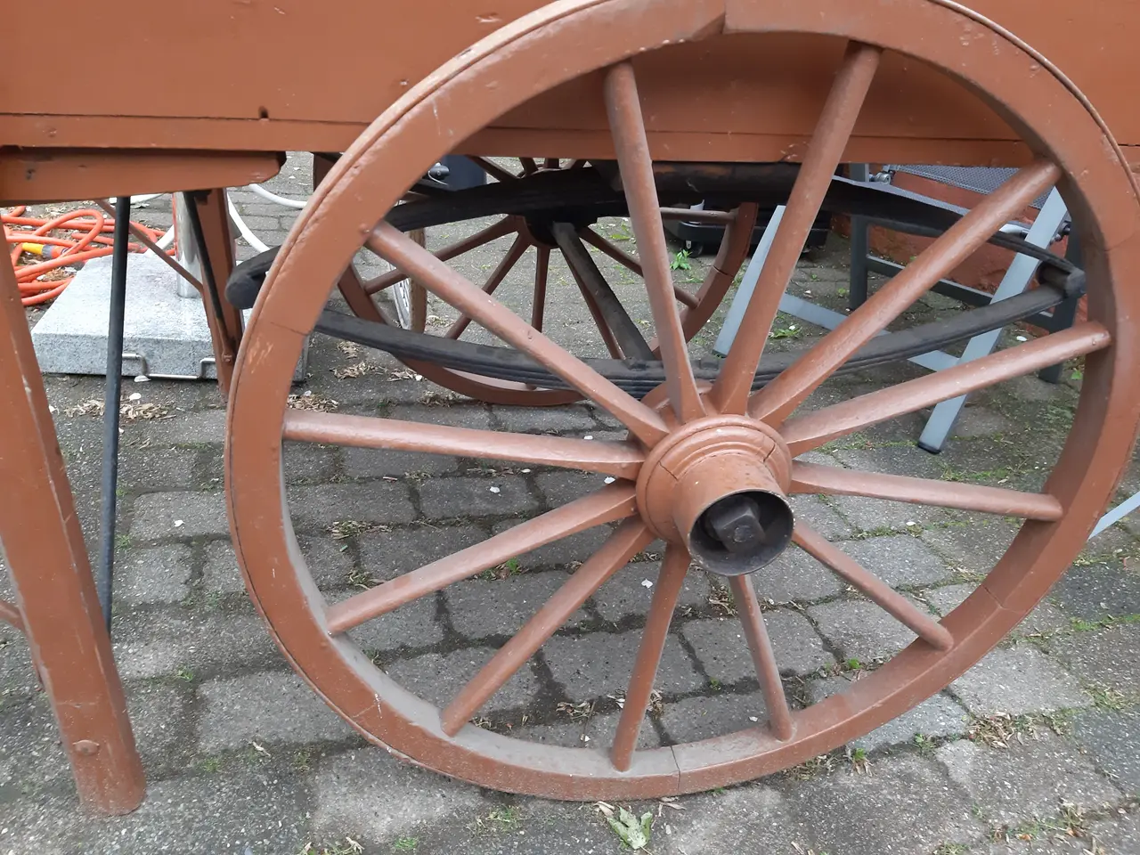 Billede 2 - Gammel trækvogn