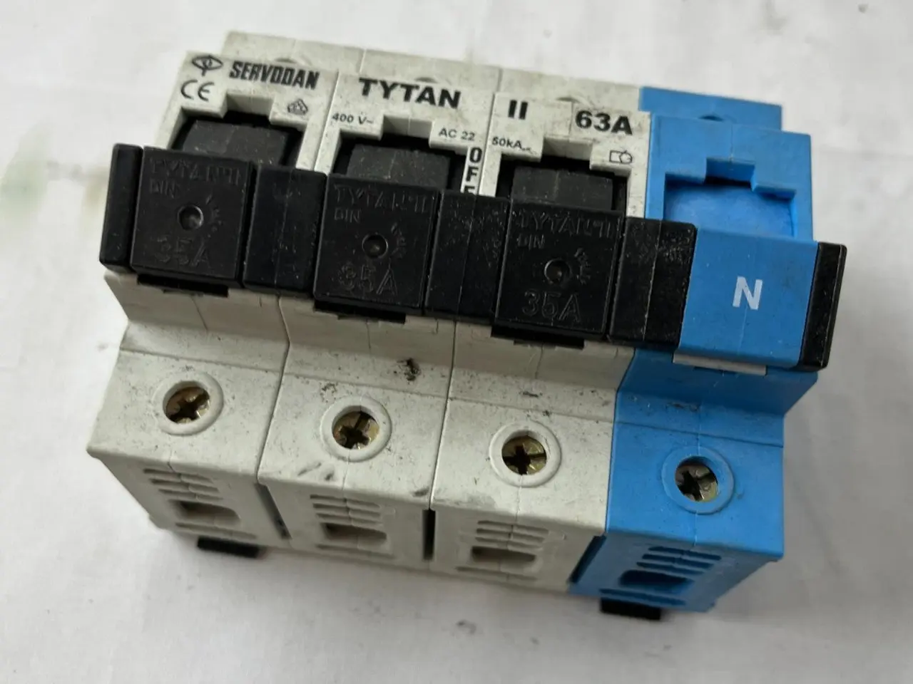 Billede 3 - Servodan TYTAN II 63A 4-Pole Fuse kontakt 400V