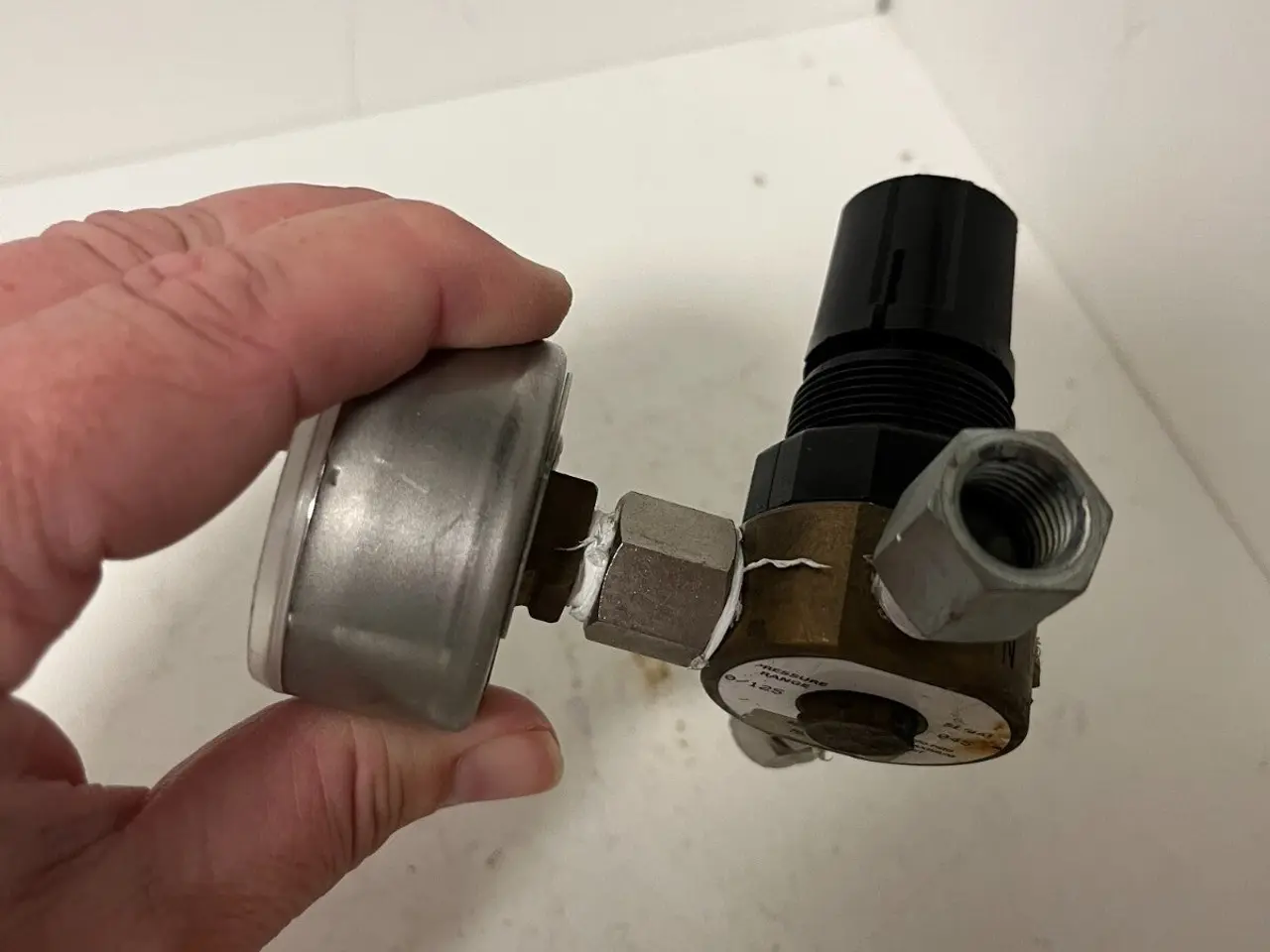 Billede 7 - Oxygen Pressure Regulator 0–10 bar Gauge Inline