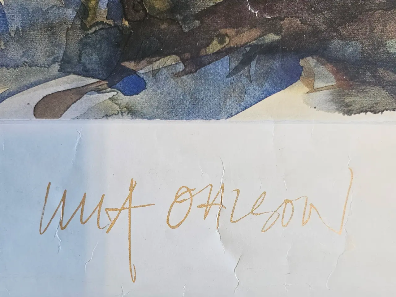 Billede 3 - Ulla Ohlsson trillebør, '91, plakat