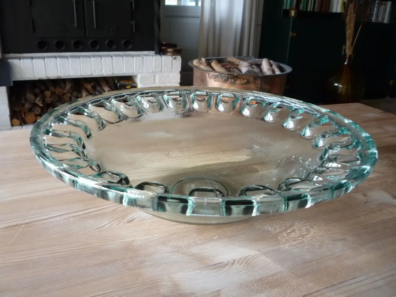 Billede 1 - Stort glasfad