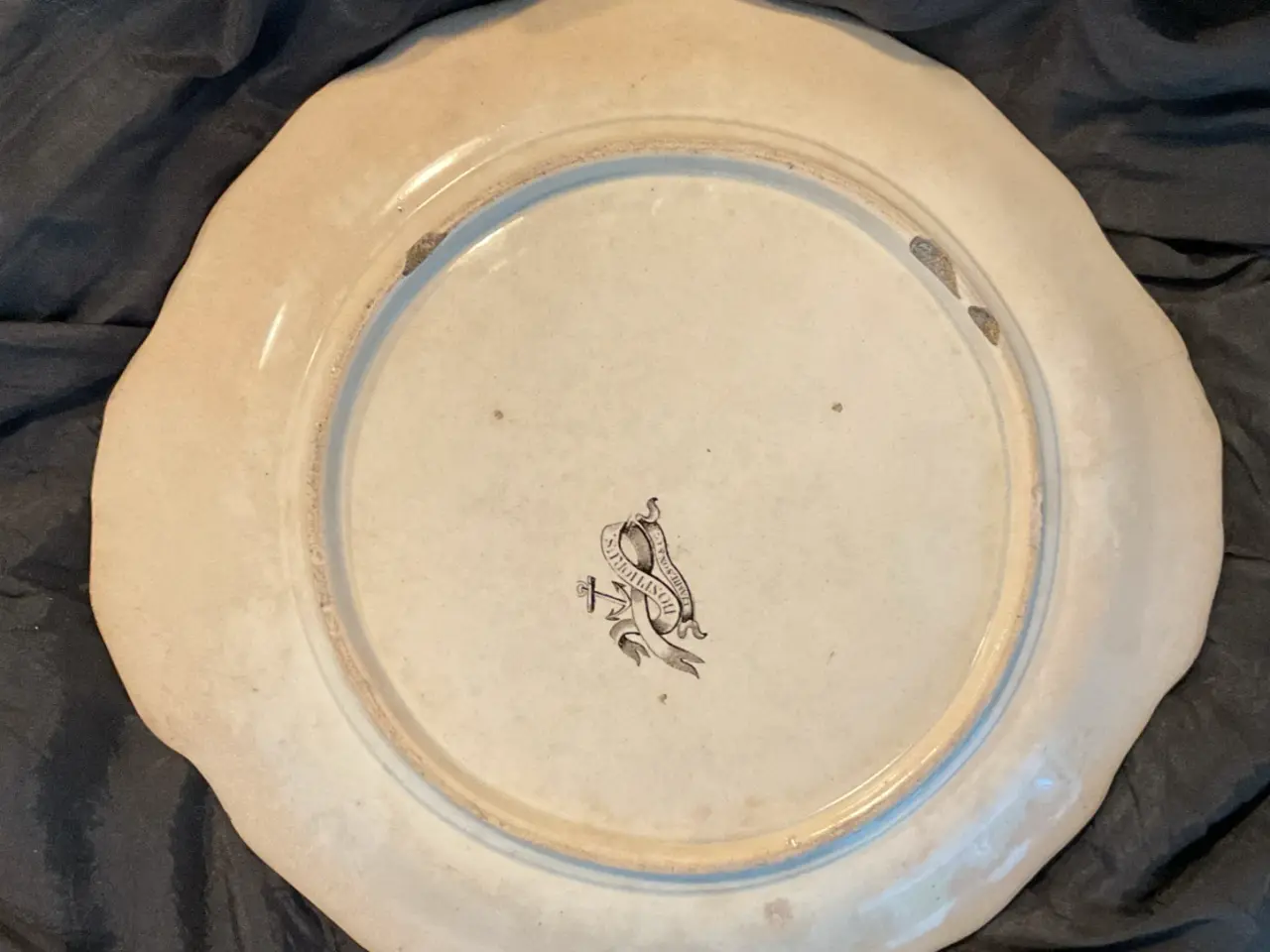 Billede 11 - Engelsk 1800 tals fajance med samme motiv