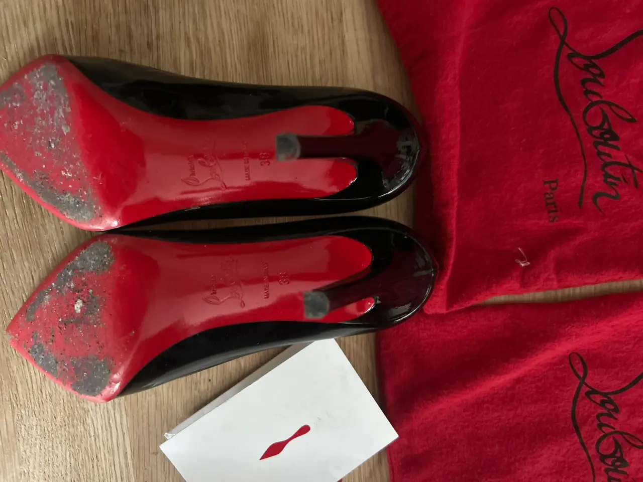 Billede 6 - Christian Louboutin Pumps i sort, størrelse 38