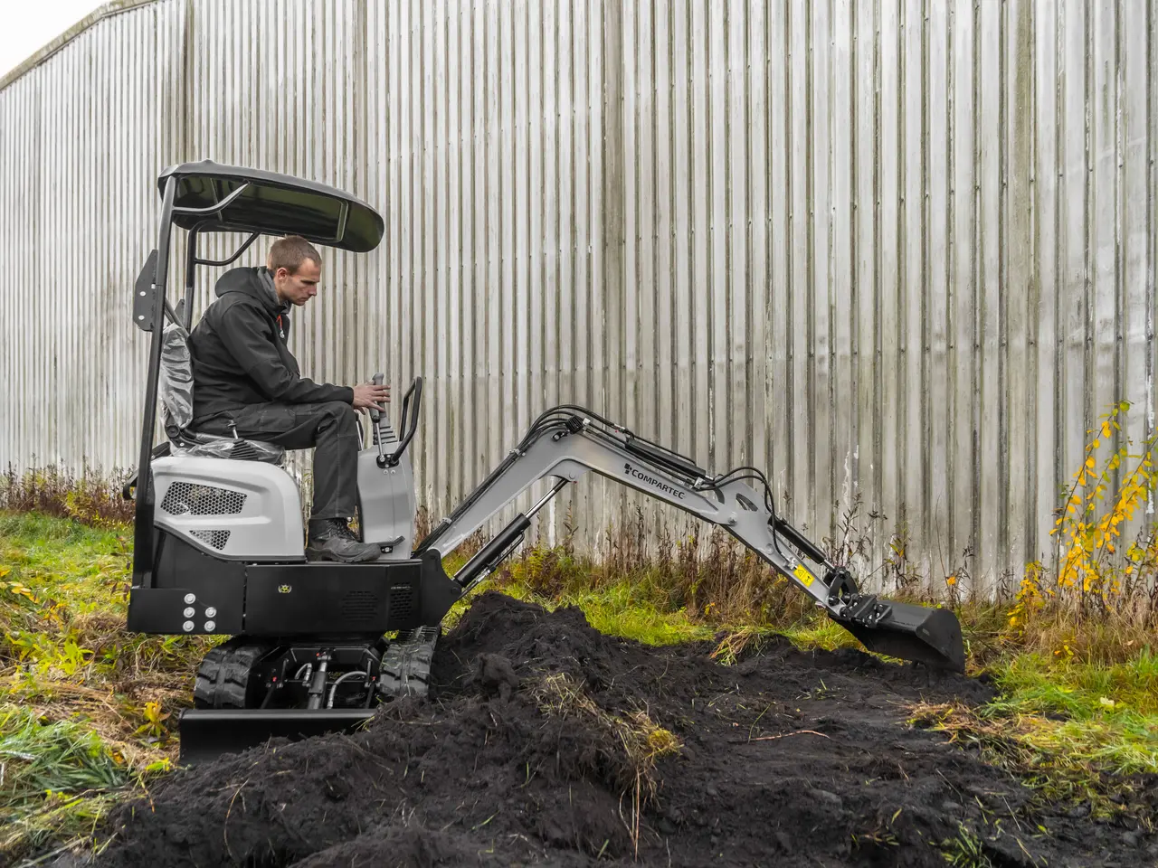 Billede 9 - Bobmaster Basic diesel minigraver - 850 kg, inkl. skovlsæt