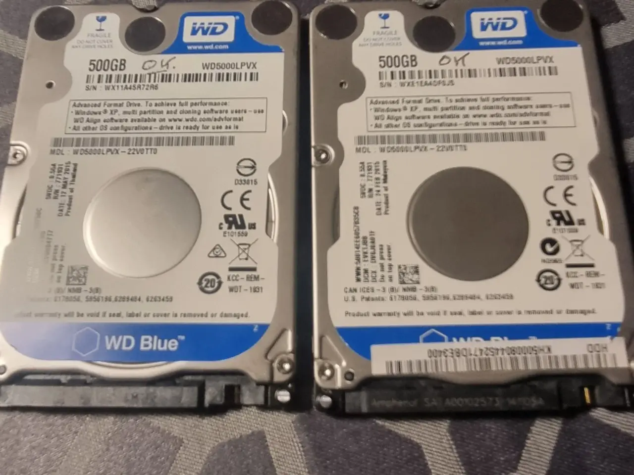 Billede 7 - 2x500gb 2.5" WD5000LPVX