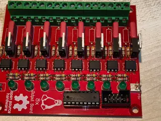 Relæ print, input print, Raspberry Pi