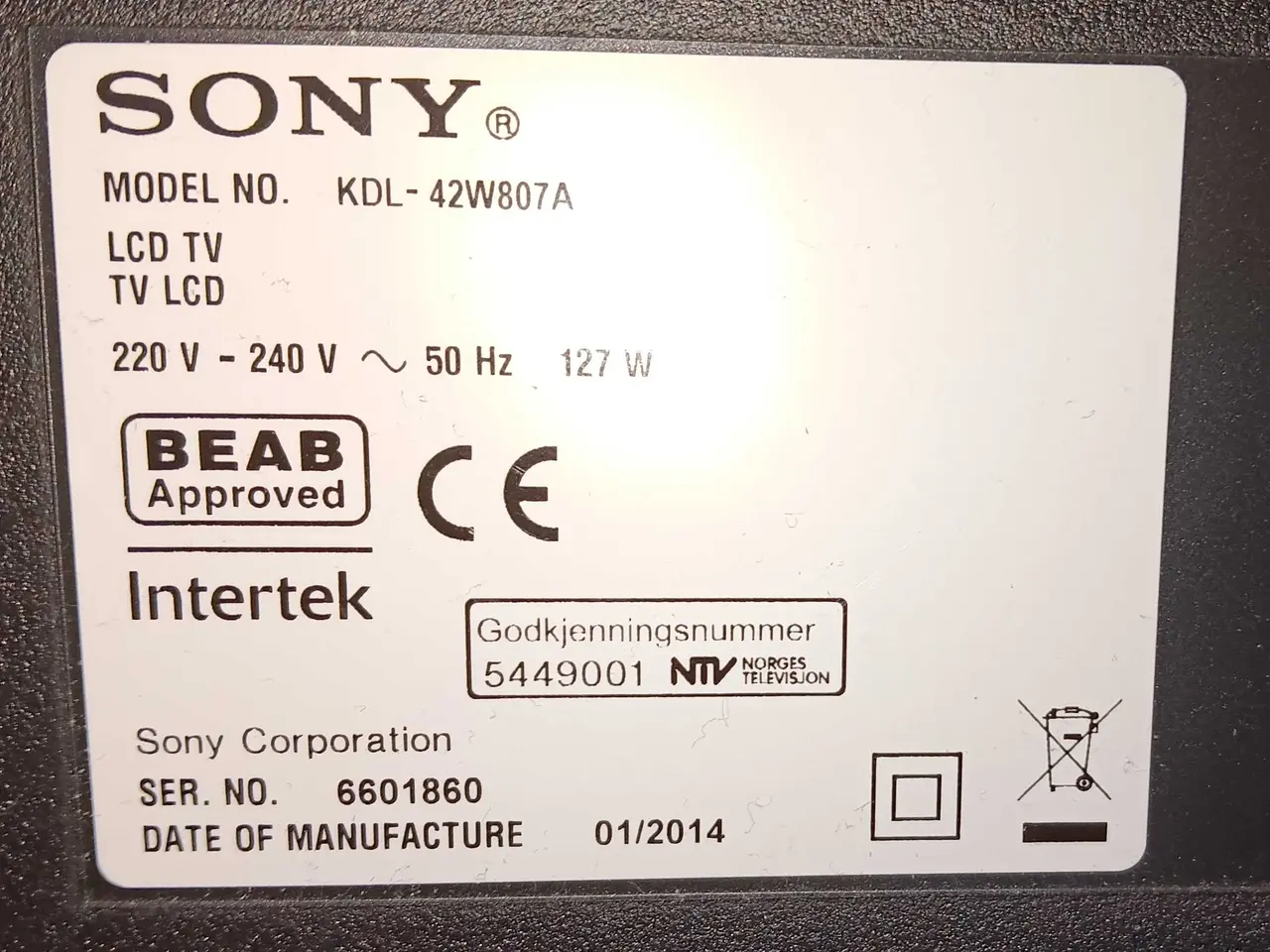 Billede 3 - Sony bravia TV