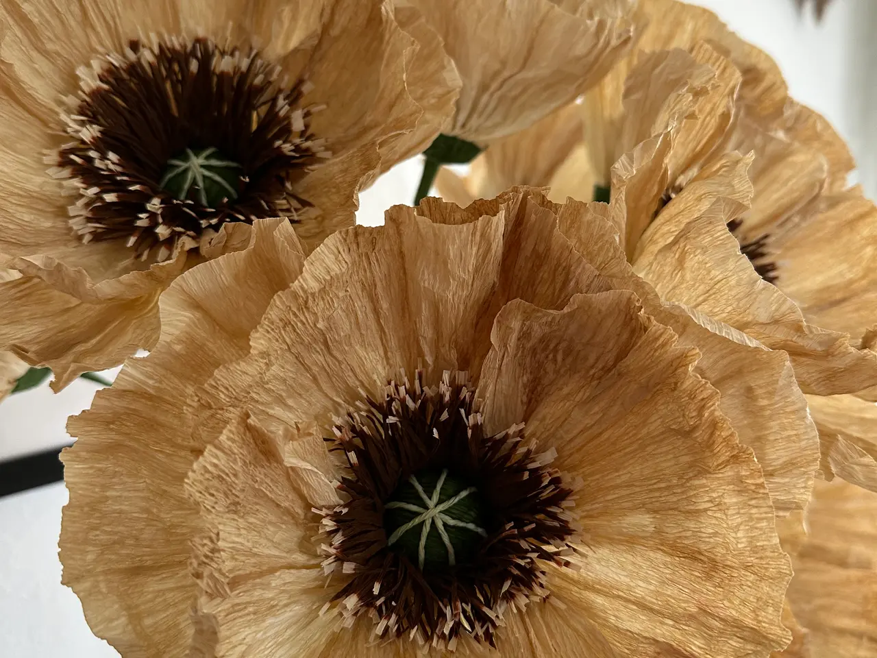 Billede 3 - Crepepapirs blomster