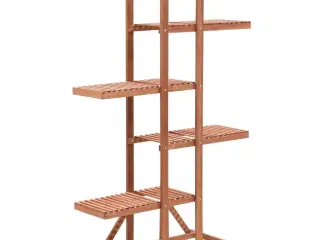 Plantestativ i cedertræ - 86 × 36 × 139 cm, brun