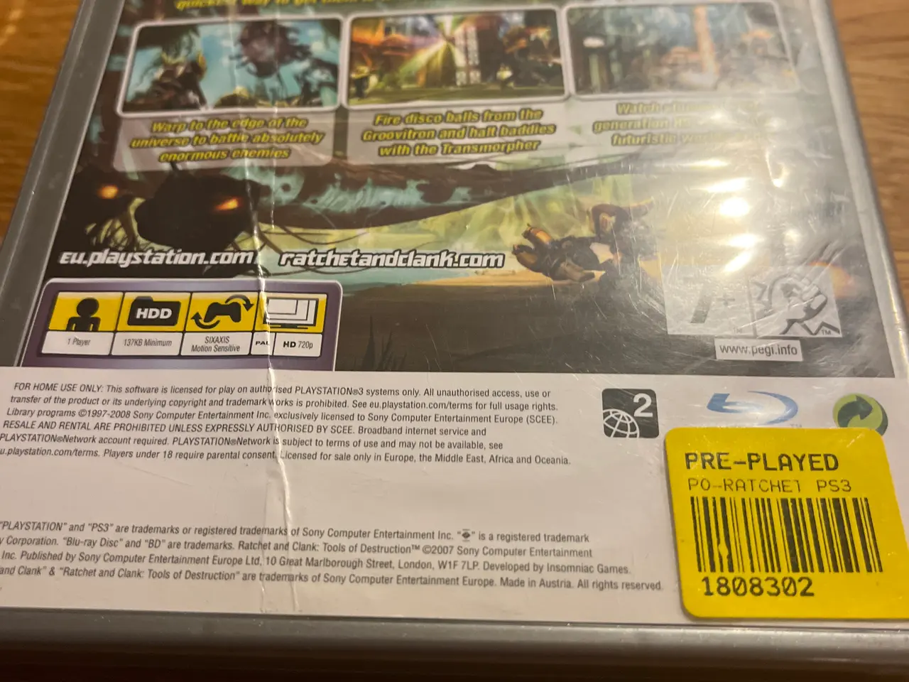 Billede 2 - PS3 dvd spil ratchet & clank tools of destruction