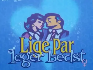 Lige par leger bedst - Et spil til voksne