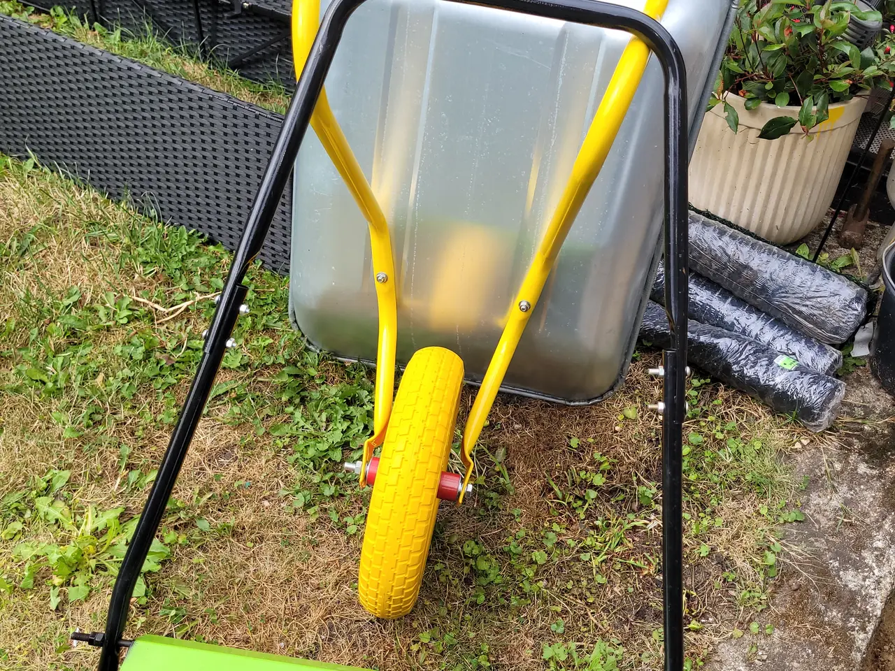 Billede 1 - Have ting bla trillebør Have tromle mm