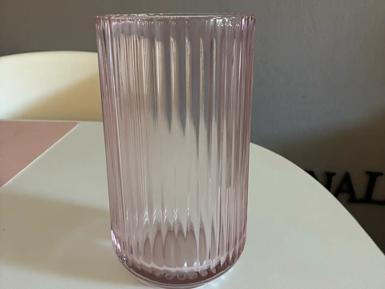 Billede 3 - Lyngby vase stor rosa