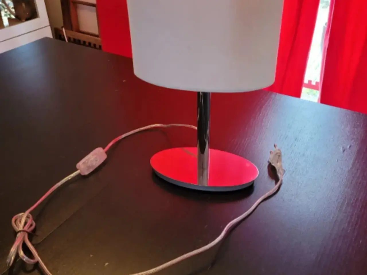 Billede 1 - Bordlampe, creme . 