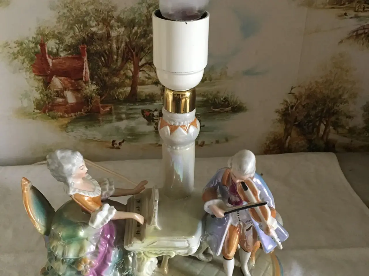 Billede 3 - Porcelænslampe