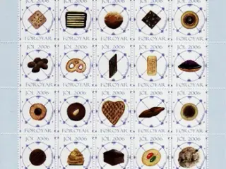 Færøerne Julemærkeark 2006