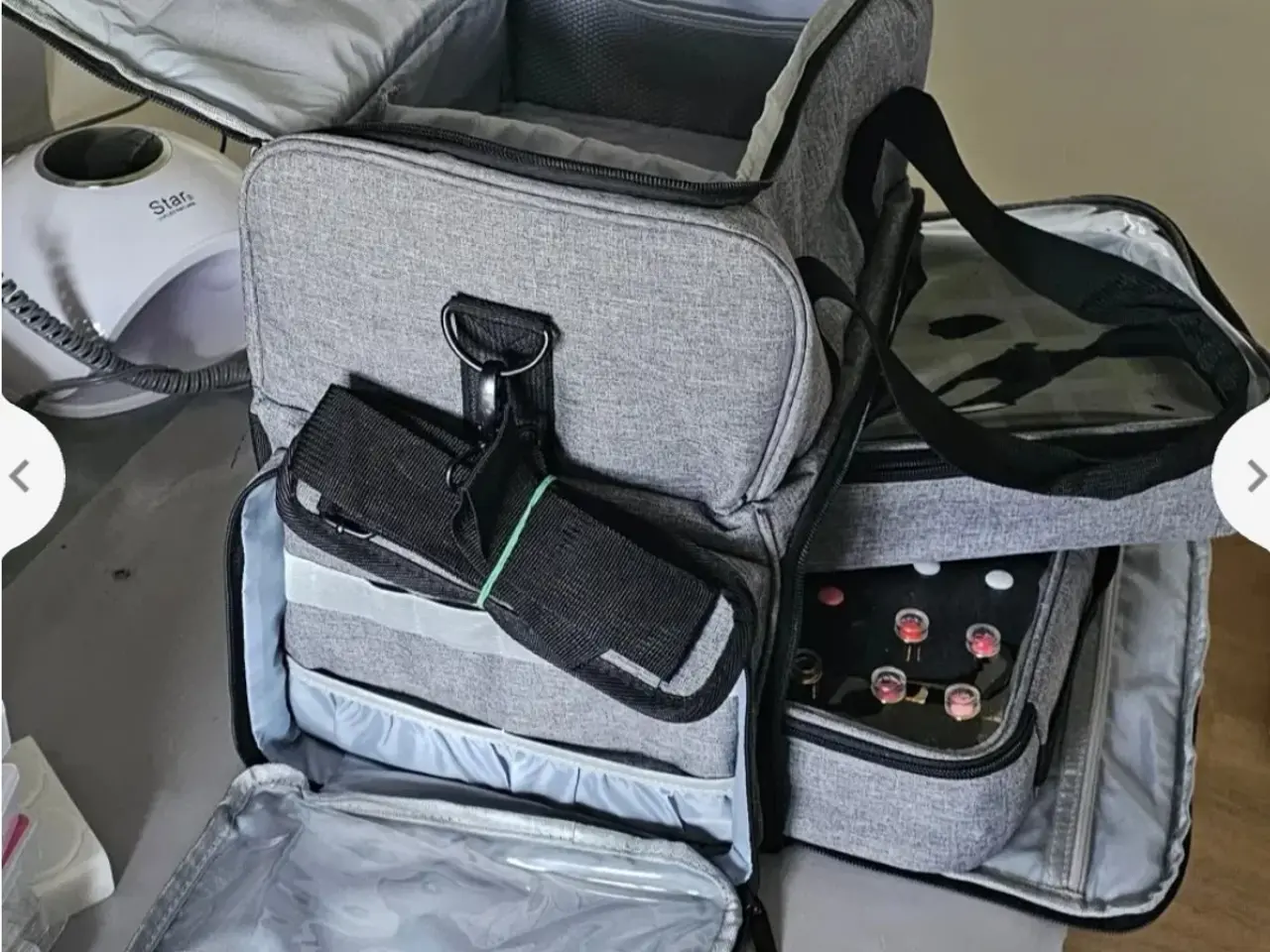 Billede 3 - Neglelak Organizer skulder/håndtaske 