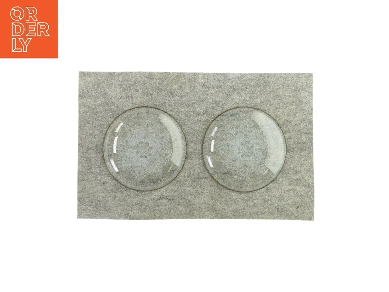 Billede 2 - 2 glas tallerkner med guldkant fra Ukendt (str. Ø:15)