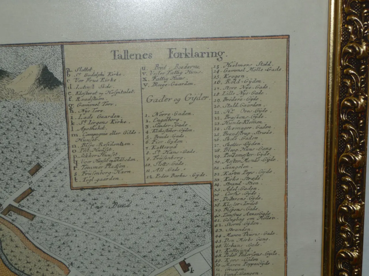Billede 6 - gammel Kort over Aalborg