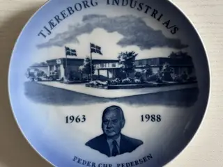 Platte med Tjæreborg Industri, Royal Copenhagen